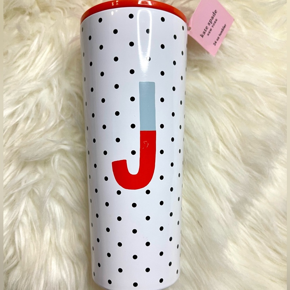 Kate Spade Polka Dot Tumbler